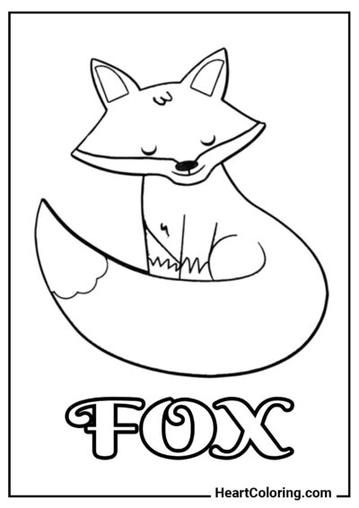 Fox - Foxes Coloring Pages