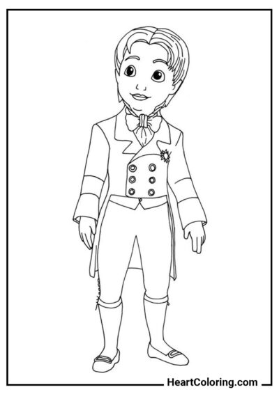 Prince James - Sofia the First Coloring Pages