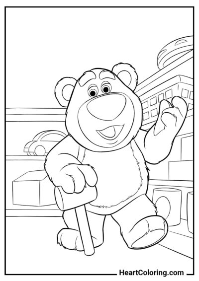 Lotso - Toy Story Coloring Pages