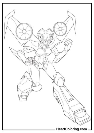 Windblade - Desenhos dos Transformers para Colorir