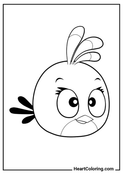 Oiseau Stella - Coloriages Angry Birds