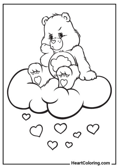 Disgruntled bear - Bears Coloring Pages