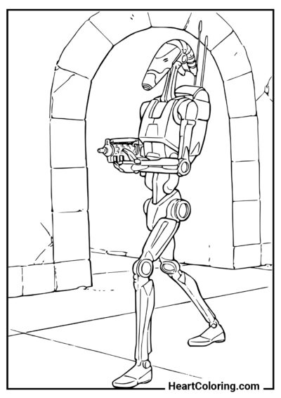 Droid - Star Wars Coloring Pages