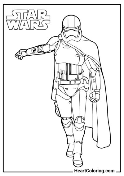 Phasma - Dibujos de Star Wars para Colorear