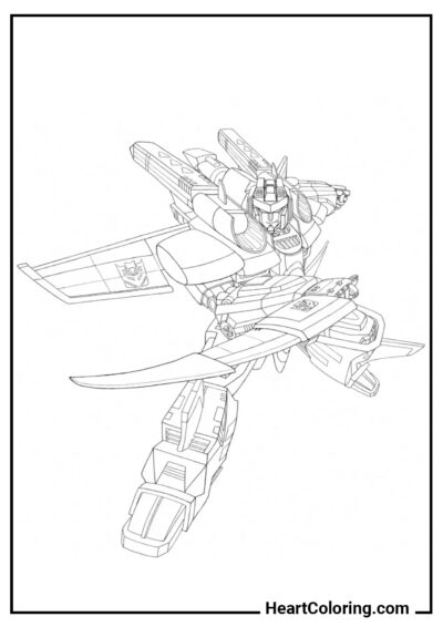 Robot transformer - Transformers Coloring Pages