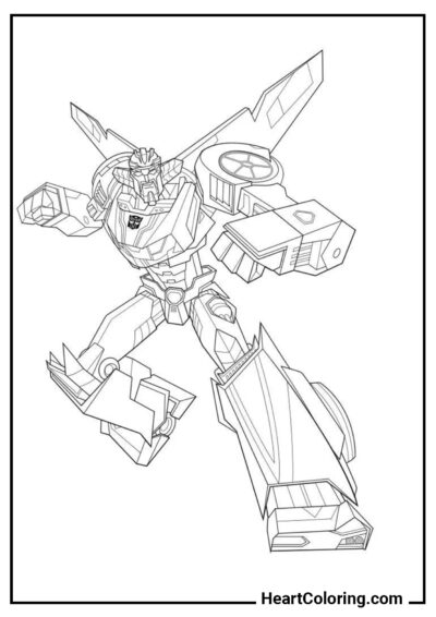 Ratchet - Dibujos de Transformers para Colorear