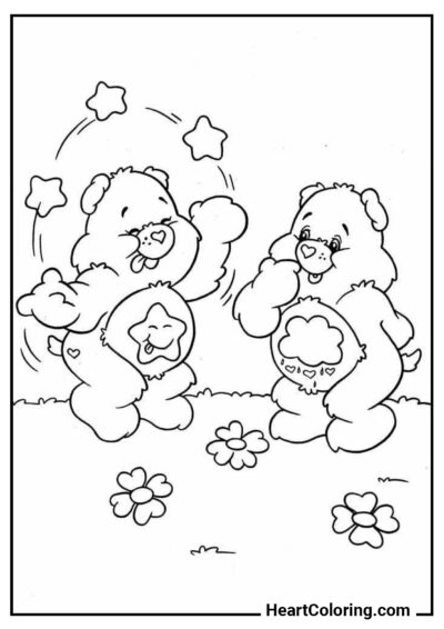 Bear Games - Bears Coloring Pages