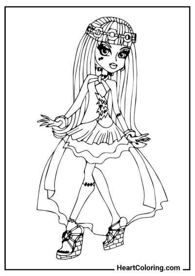 Frankie Belle - Coloriages de Monster High