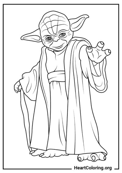 Maître Yoda - Coloriages Star Wars