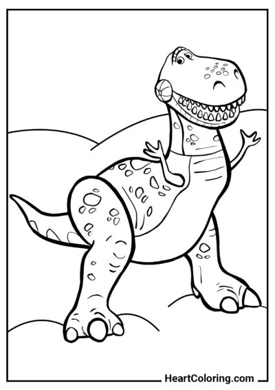 Rex - Toy Story Coloring Pages