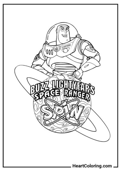 Buzz Lightyear Space Ranger - Toy Story Coloring Pages