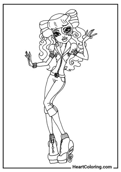 Operetta - Coloriages de Monster High