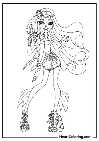 Madison Fear - Monster High Coloring Pages