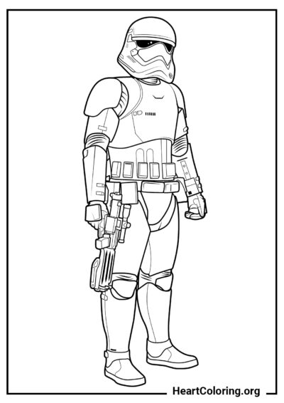 Soldat Clone - Coloriages Star Wars