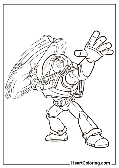 Buzz Lightyear - Toy Story Coloring Pages