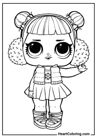 LOL Center stage - L.O.L. Surprise Dolls Coloring Pages