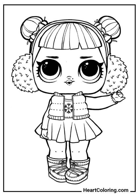 LOL Center stage - L.O.L. Surprise Dolls Coloring Pages