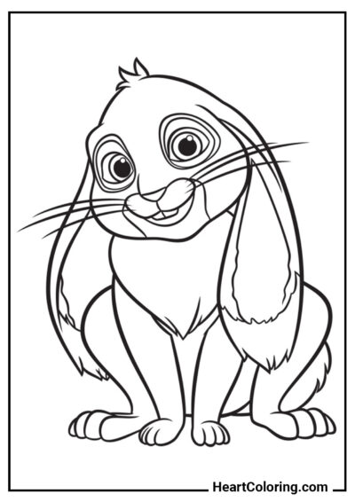 Lapin Clover - Coloriages Princesse Sofia