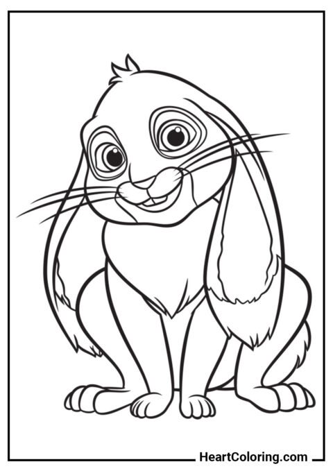 Rabbit Clover - Sofia the First Coloring Pages