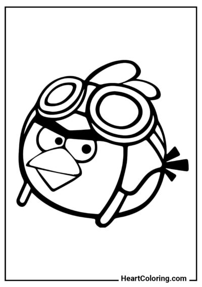 Red - Dibujos de Angry Birds para Colorear