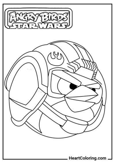 Angry Birds Star Wars - Dibujos de Angry Birds para Colorear