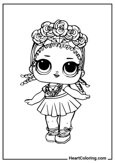 M.C. Swag - L.O.L. Surprise Dolls Coloring Pages