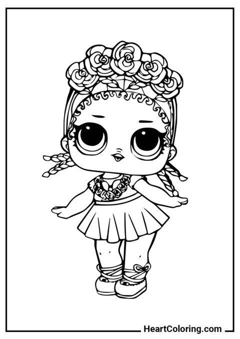 M.C. Swag - L.O.L. Surprise Dolls Coloring Pages