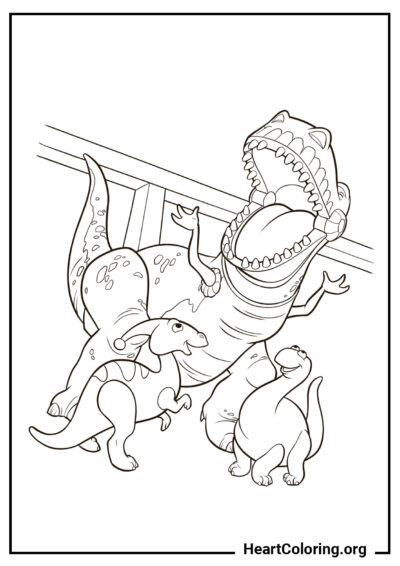 Rex Effrayant - Coloriage Toy Story