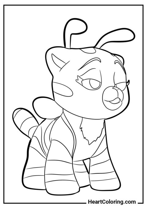 Cat-Bee - Poppy Playtime Coloring Pages