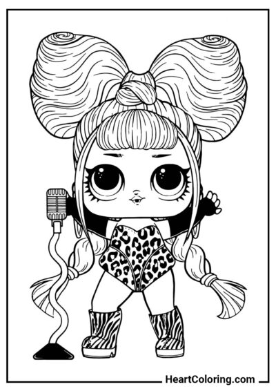 Diva - L.O.L. Surprise Dolls Coloring Pages