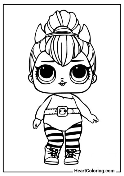 Fancy little devil - L.O.L. Surprise Dolls Coloring Pages