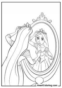 Coloring Pages of Rapunzel | 35+ Free Printables
