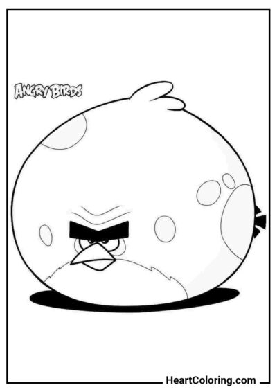 Terence - Dibujos de Angry Birds para Colorear