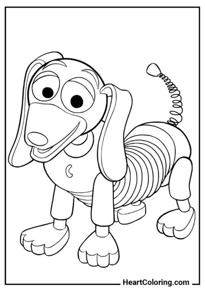 Slinky Dog - Toy Story Coloring Pages