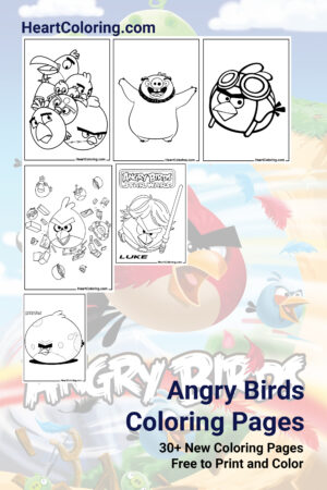 Angry Birds Coloring Pages