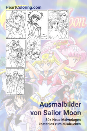Ausmalbilder von Sailor Moon