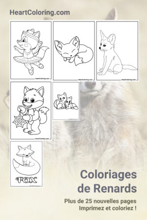 Coloriages de Renards