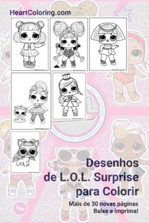 Desenhos de L.O.L. Surprise para Colorir