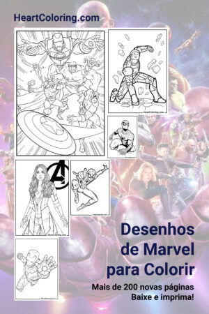 Desenhos de Marvel para Colorir