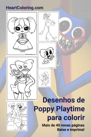 Desenhos de Poppy Playtime para colorir