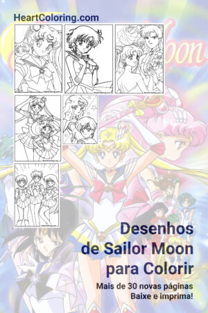 Desenhos de Sailor Moon para Colorir