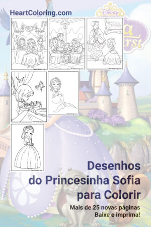 Desenhos do Princesinha Sofia para Colorir