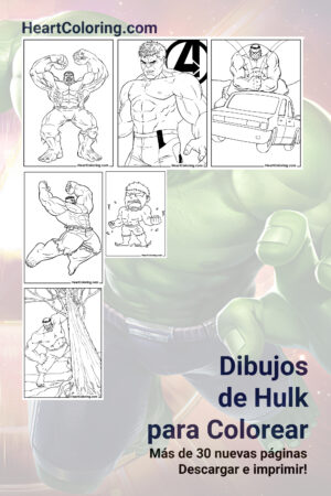 Dibujos de Hulk para Colorear