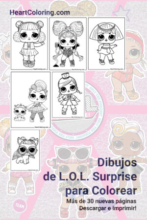 Dibujos de L.O.L. Surprise para Colorear