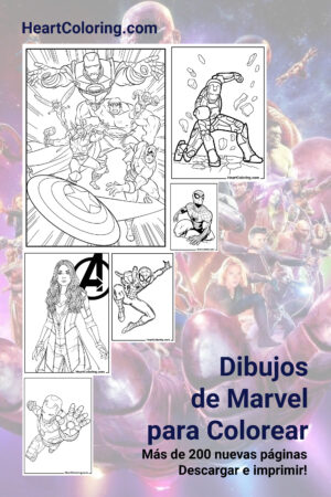 Dibujos de Marvel para Colorear