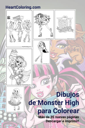 Dibujos de Monster High para Colorear