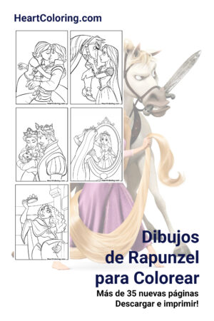 Dibujos de Rapunzel para Colorear