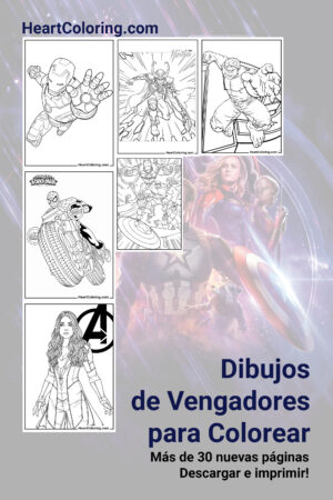 Dibujos de Vengadores para Colorear