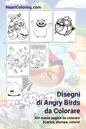 Disegni di Angry Birds da Colorare