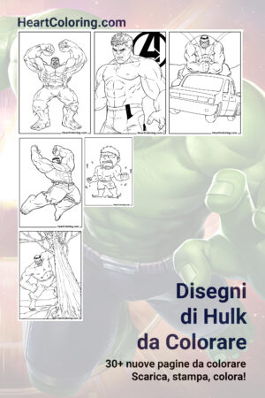 Disegni di Hulk da Colorare